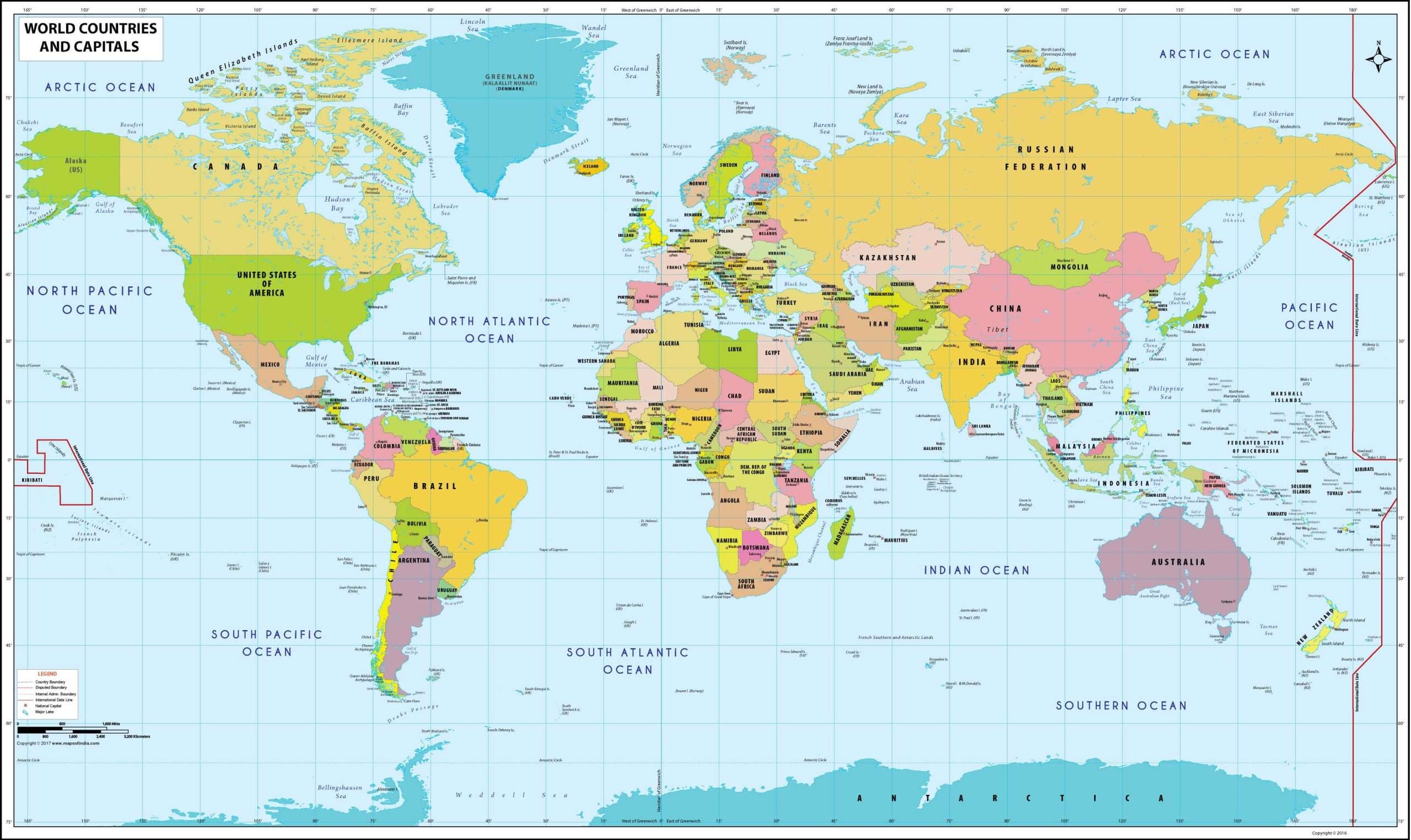 World Map To Print High Quality Maps FREE World Map To Print High Quality Maps FREE
