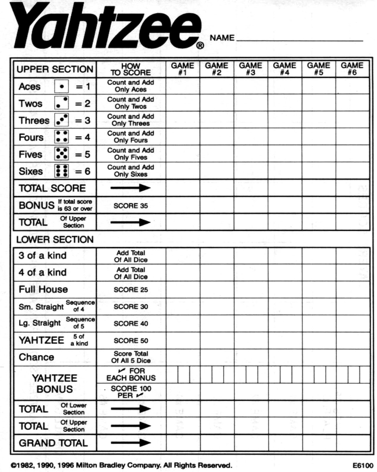 printable yahtzee score sheets 2 per page