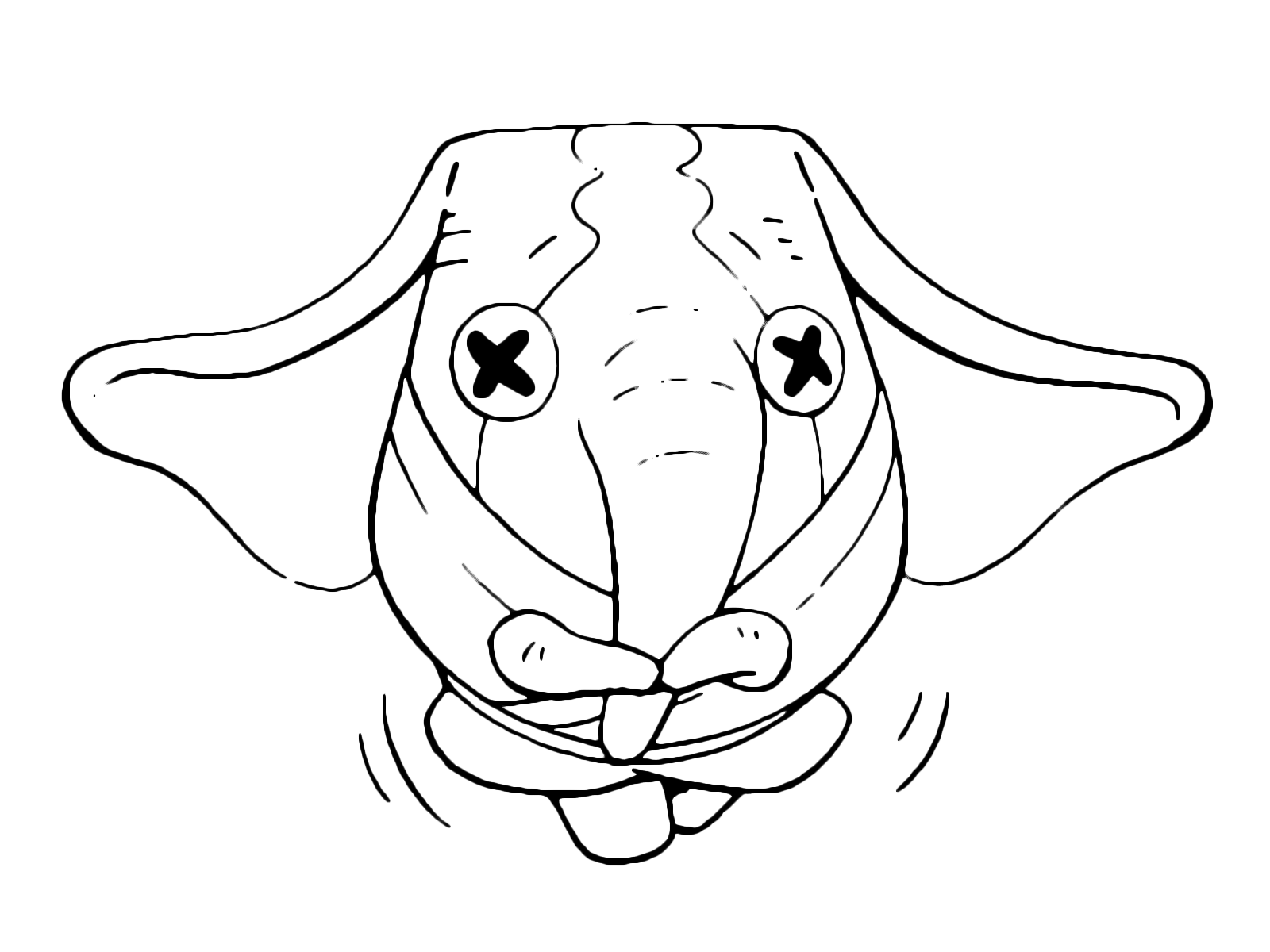 Yo kai Watch Fidgephant With Its Buttons In Place Of The Eyes