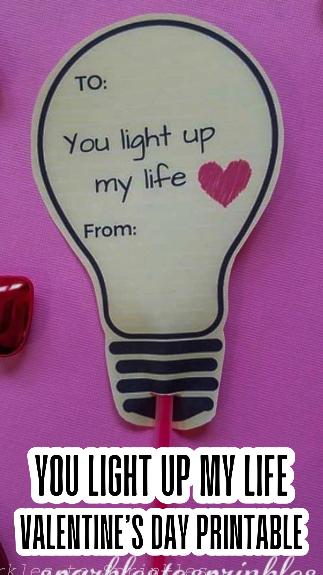 light bulb valentine printable