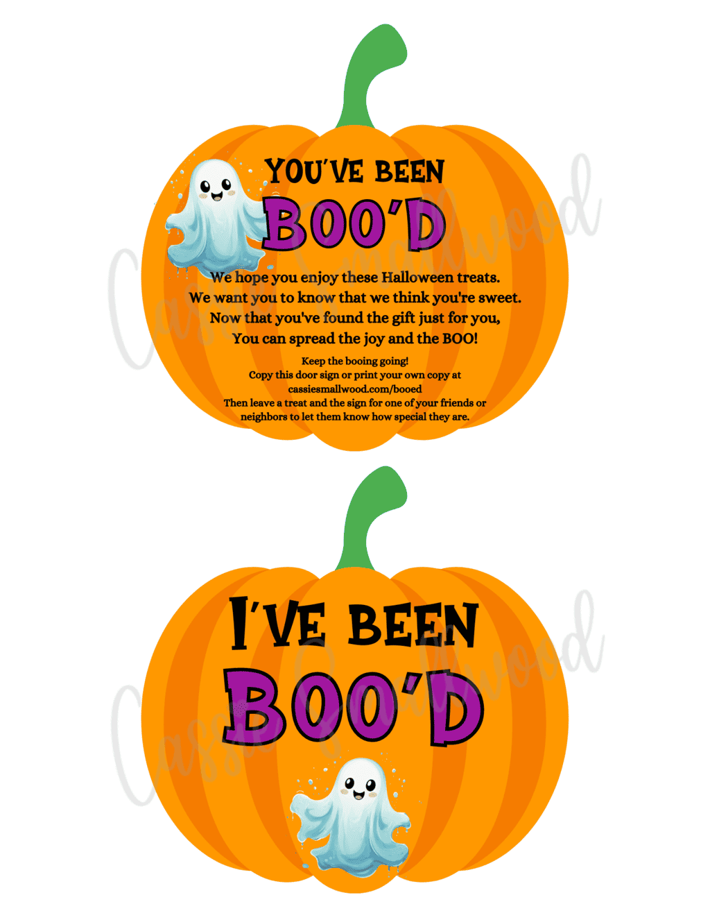 You ve Been Booed Printables Cassie Smallwood You ve Been Booed Printables Cassie Smallwood